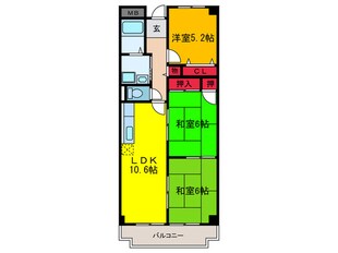 パストラルタツミⅡの物件間取画像